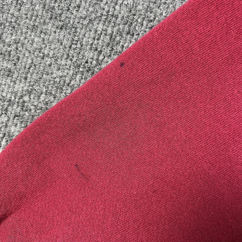 VTG Tultex Maximum Sweats Mens 3X Red Fleece Raglan Sweatshirt Made in USA - Picture 9 of 13